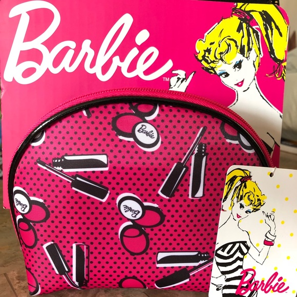 barbie cosmetic bag